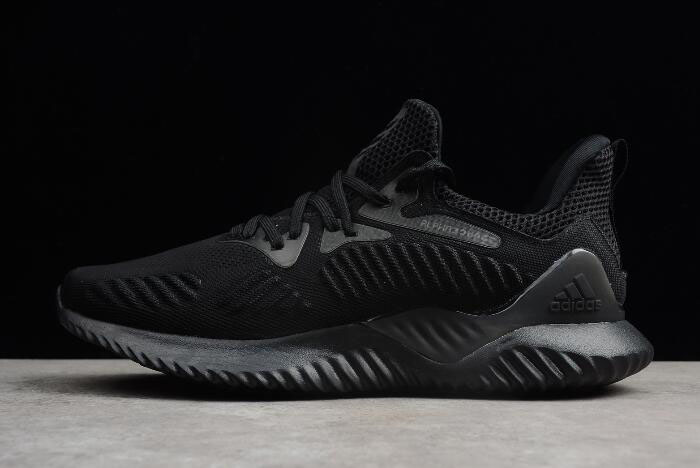 New Adidas AlphaBounce HPC AMS 3M "Triple Black" Men's Size AC8271