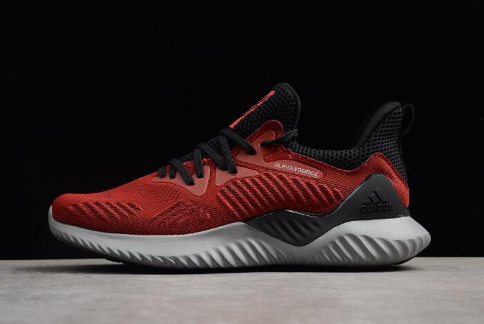 New Adidas Alphabounce Beyond Black Red Running Shoes AC8626