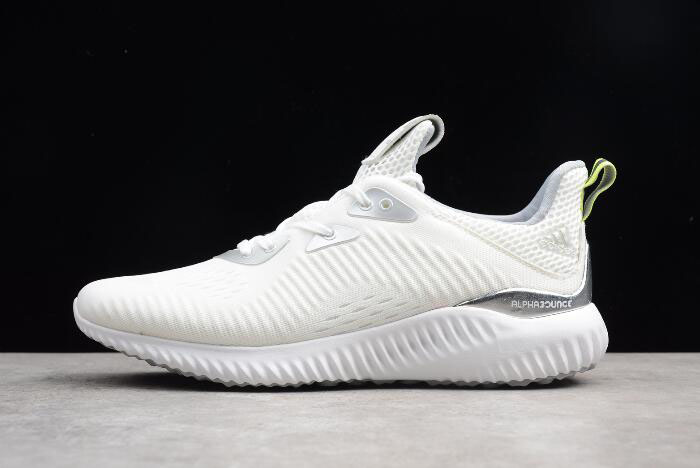 New Adidas AlphaBounce 1 Kolor White/Grey Two/Semi Solar Yellow CQ0302