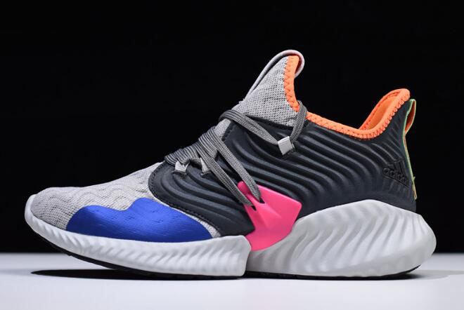 Adidas AlphaBounce Instinct Clima Grey Two/Hi Res Orange-Trace Blue DB2731