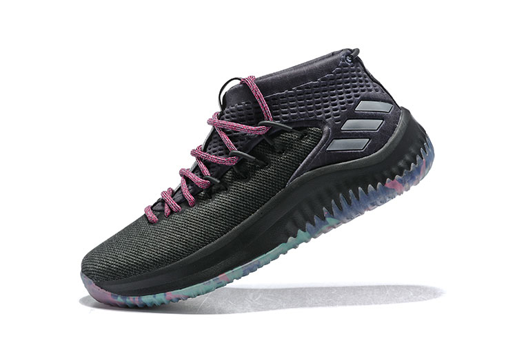 2018 Adidas Dame 4 "Chinese New Year" Year of the Dog Black/Pink/Multi-Color