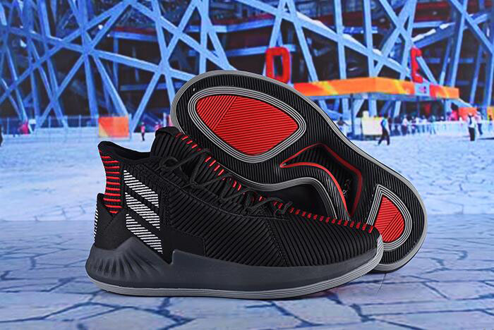 Latest Adidas D Rose 9 Black/Red-White