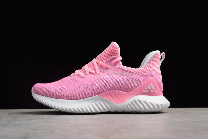 Women's Adidas AlphaBounce EM W Pink/White DB6208 Running Shoes