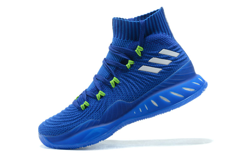 New Adidas Crazy Explosive 2017 Primeknit "Andrew Wiggins" Navy Blue/Green