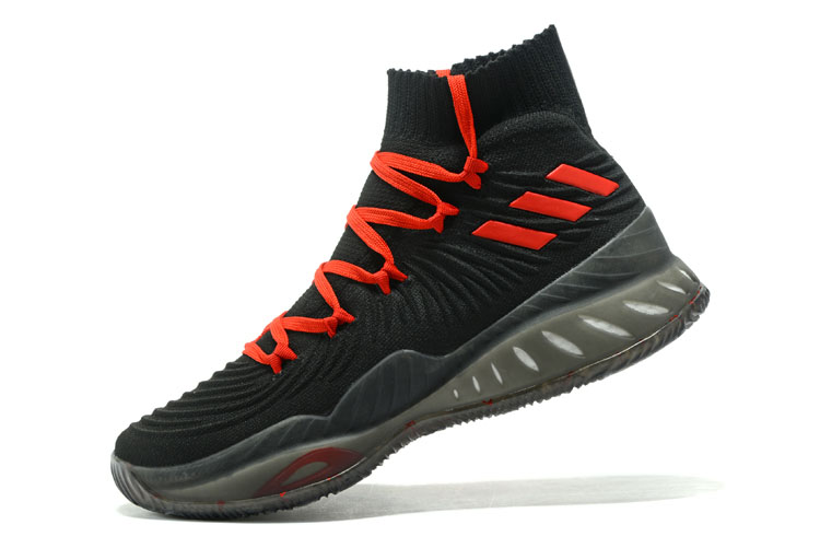 Men's Adidas Crazy Explosive 2017 Primeknit Black Red Basketball Shoes