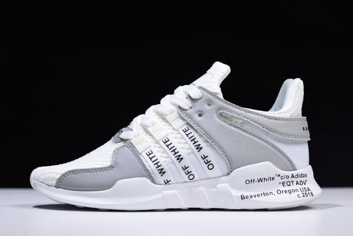 2018 Off-White x Adidas EQT Support ADV 93/17 White/Grey-Black CQ3038