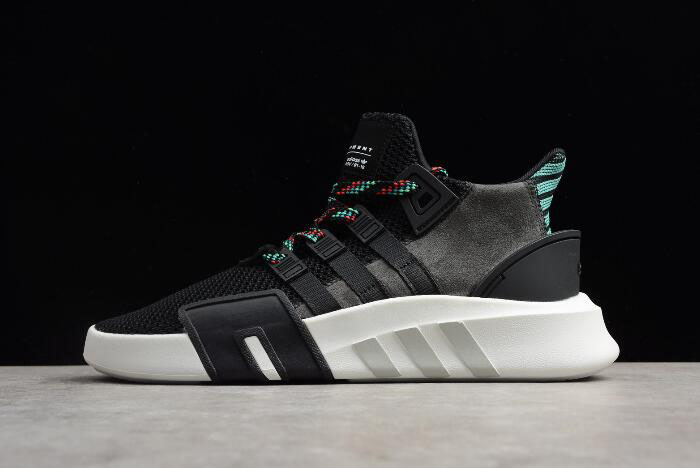 Mens and WMNS Adidas EQT Bask ADV Core Black/Sub Green-White CQ2993