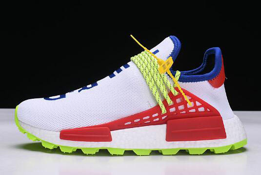 2018 Pharrell x NMD Human Race Trail "Homecoming" White Blue Red EE6283