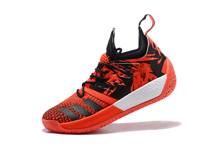 New Adidas Harden Vol. 2 James Red/Black-White Shoes