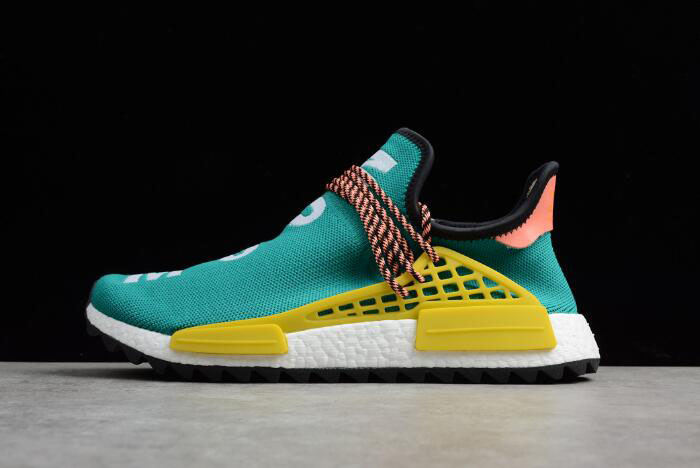 Pharrell x Adidas NMD Boost Race Hu Trail Sun Glow/Core Black-EQT Yellow AC7188