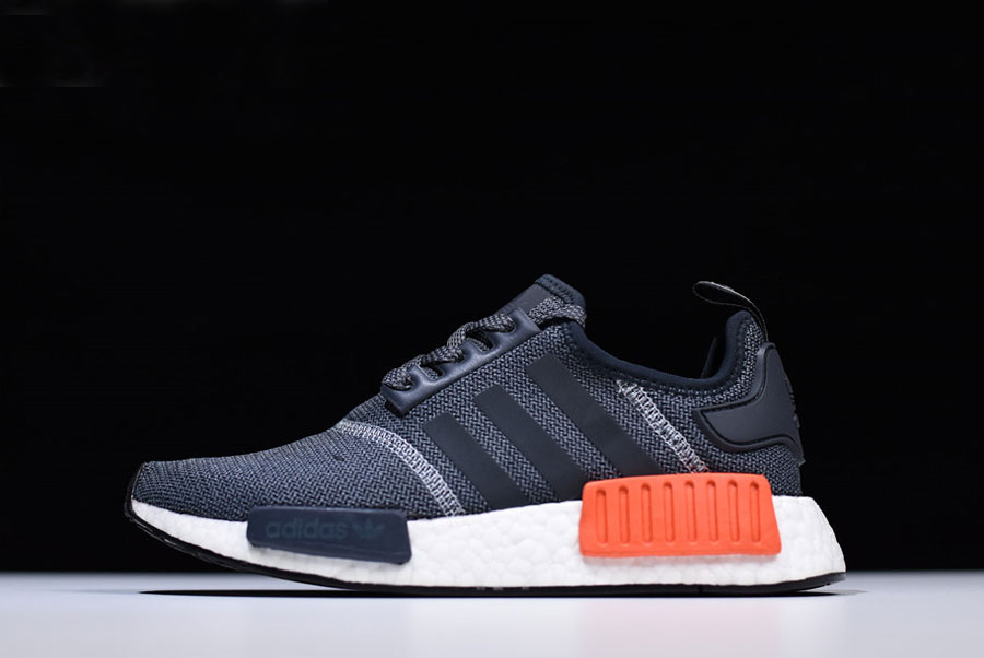 Adidas NMD R1 Dark Grey/Semi Solar Red Men's Running Shoes S31510