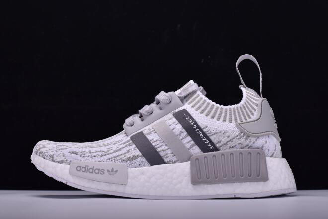 New Adidas Originals NMD R1 Primeknit Grey Glitch Camo BY9865