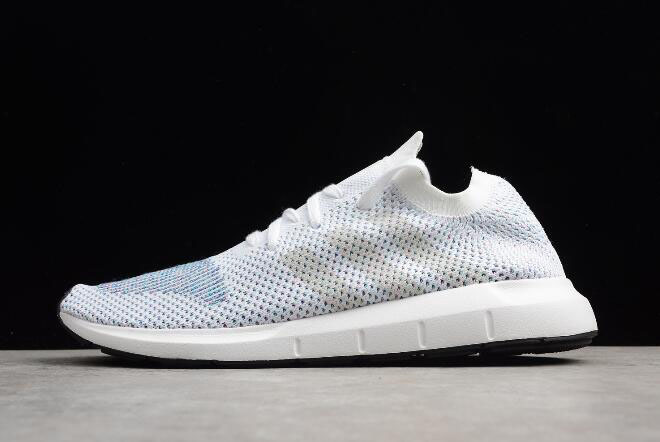Adidas Swift Run Primeknit White Blue Black
