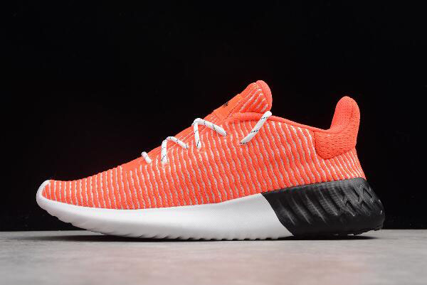 Adidas Tubular Dusk Primeknit Solar Red/White/Core Black B37737