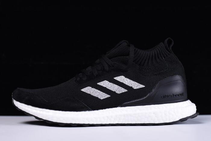 New Adidas Ultra Boost Mid Black/White Shoes On Sale