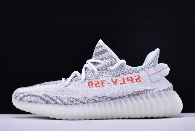 Adidas Yeezy Boost 350 V2 "Blue Tint" Blue Tint/Grey Three/Hi-Res Red Men's and Women's Size B37571