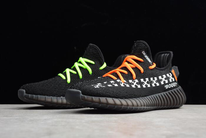 Virgil Abloh OFF-White x Adidas Yeezy Boost 350 V2 In Black Men's and Women's Size
