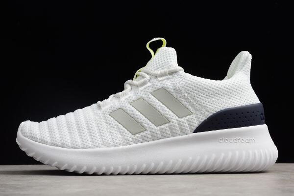 Adidas Cloudfoam Ultimate Pure White/Midnight Navy Men's Running Shoes DB0884