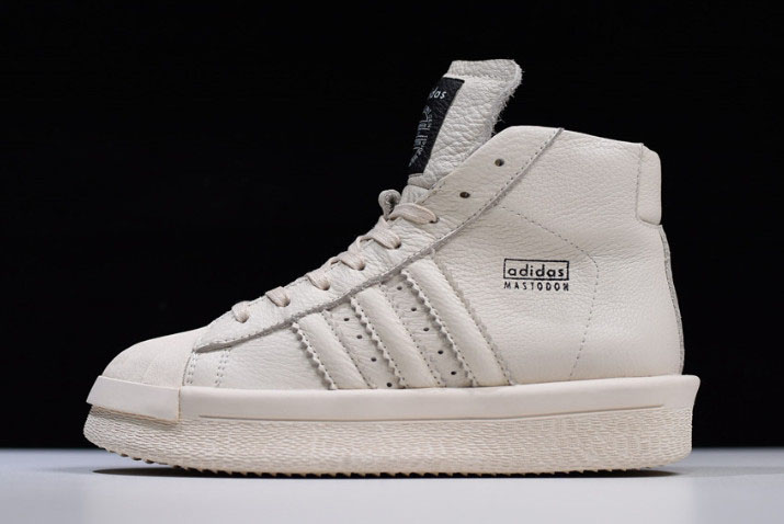 Rick Owens x Adidas Mastodon Pro II Sail/Black
