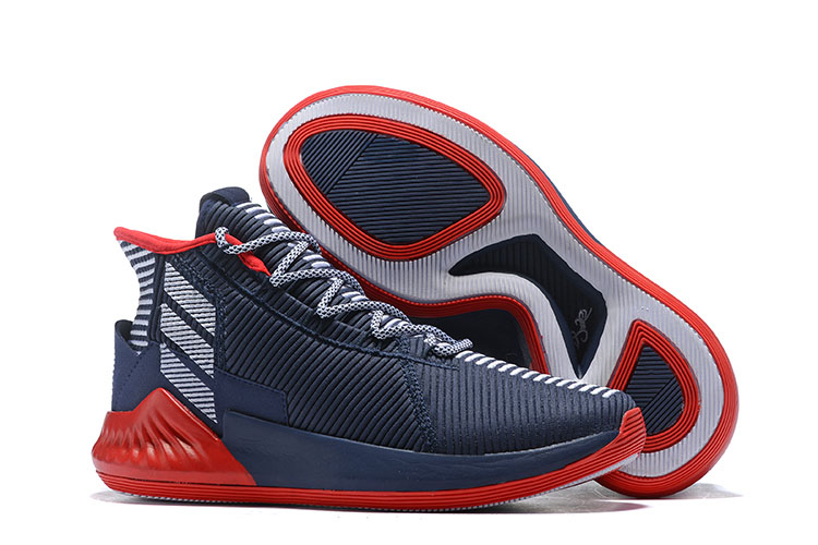 Adidas D Rose 9 Navy Blue/Red-White