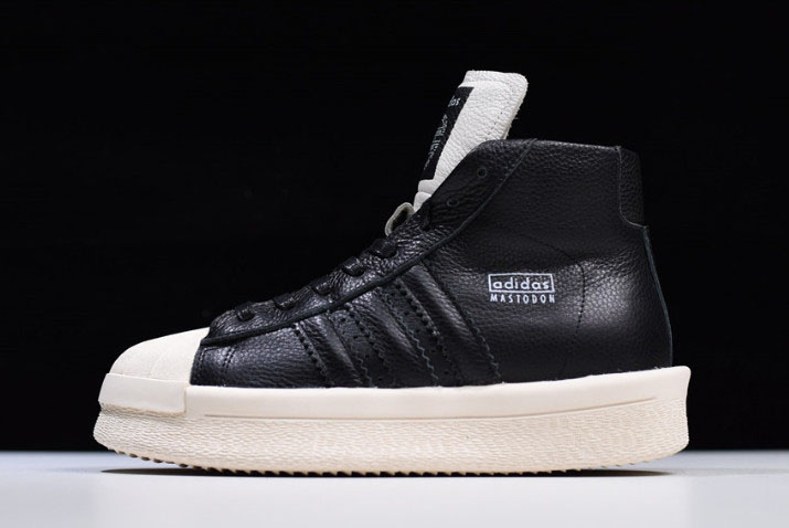 Rick Owens x Adidas Mastodon Pro II Black/Sail