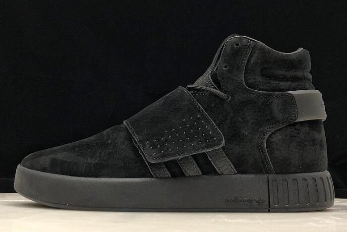 Adidas Tubular Invader Strap Triple Black BY3632