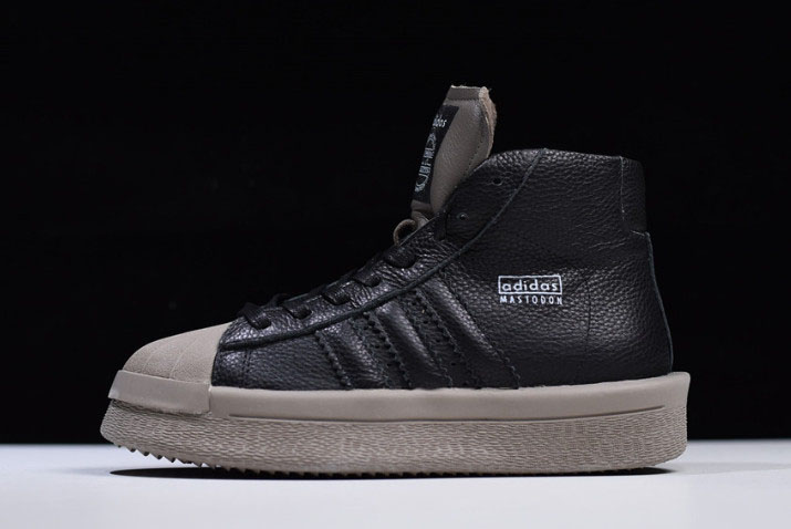 Rick Owens x Adidas Mastodon Pro II Black/Grey